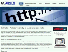 Tablet Screenshot of gasurfen.nl